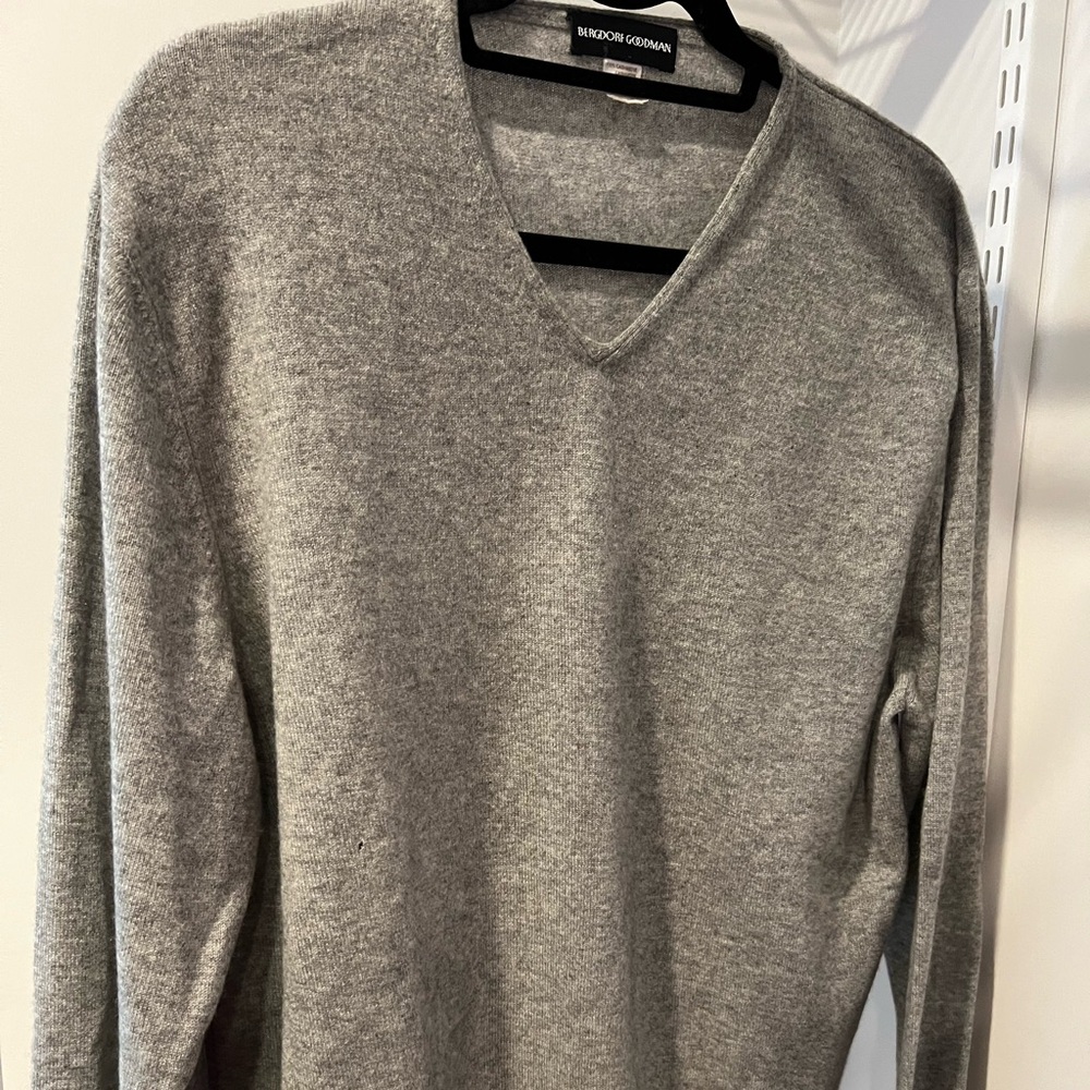 Bergdorf Goodman 100% cashmere men Sweater size M